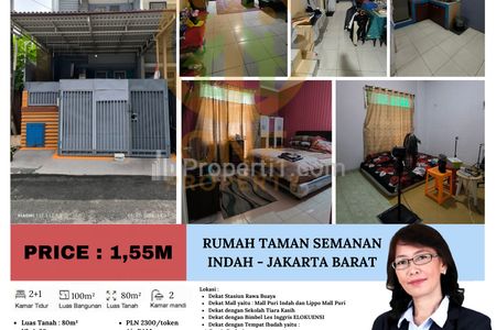 Dijual Rumah Taman Semanan Indah - Cengkareng, Jakarta Barat