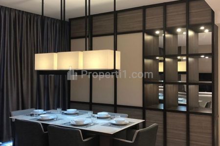 Dijual Apartment Casa Domaine Samping Shangri-La Sudirman 2+1 Kamar Tidur New Renovation Best View