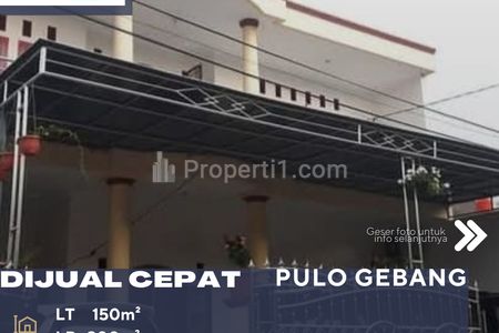 Dijual Cepat Rumah Dalam Perumahan Siap Huni Lokasi Sangat Strategis di Pulo Gebang Jakarta Timur