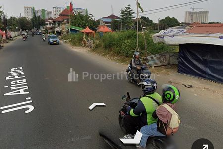 Jual Cepat Tanah Pinggir Jalan Aria Putra Ciputat Tangsel Hoek Sangat Strategis