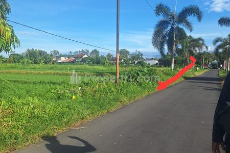 Jual Cepat Tanah Pekarangan Kosong Sangat Istimewa dan Strategis di Jl. Krandon Wedomartani Ngemplak Sleman Yogyakarta, Termurah di Kelasnya