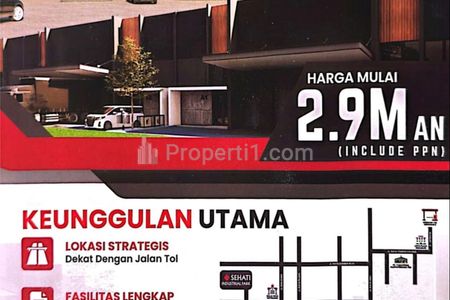Dijual Gudang Premium Baru di Sidoarjo