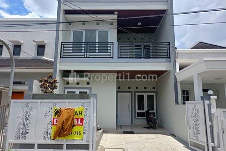 Dijual Rumah Baru 2 Lantai Tanah dan Bangunan Luas di Margahayu Buahbatu Bandung 