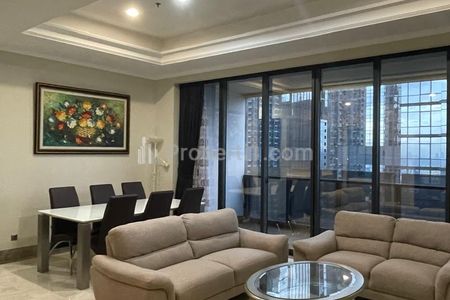 For Rent Apartment District 8 di SCBD - 3 BR Furnished