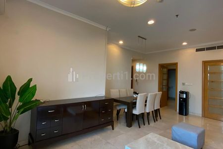 For Rent Apartment Senayan Residence Type 3 BR Full Furnished and Good Condition – Strategic Location In South Jakarta