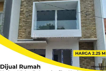 Dijual Rumah 2 Lantai Baru Gress Bukit Palma Citraland Surabaya Modern Minimalis Luas Siap Huni
