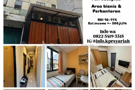 Dijual Kost Exclusive 5 Lantai di Tambora, Jakarta Barat - Full Furnish Siap Profit