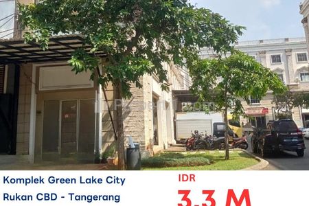 Dijual Lelang Ruko MURAH Green Lake City, Tangerang