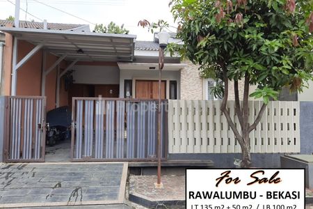 Dijual Cepat Rumah di Rawalumbu Bekasi, Dekat Tol Bekasi Timur dan Stasiun LRT