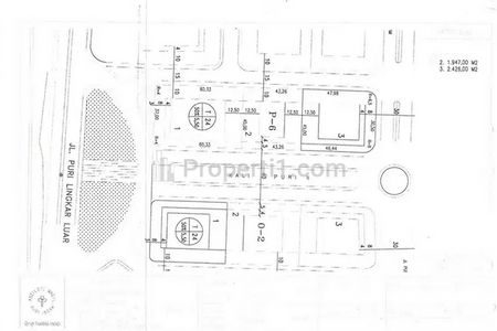 Sewa Tanah Komersial Murah Jakarta Barat, Kembangan Selatan - Puri Indah Raya Blok P6 - 4373 m2 (propan)