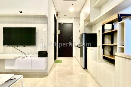 For Rent Brand New Furnished Apartment at Sudirman Suites Type 1BR - Strategic Location in Central Jakarta