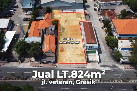 Dijual Tanah Gresik Kota JL.Veteran - Tanpa Perantara