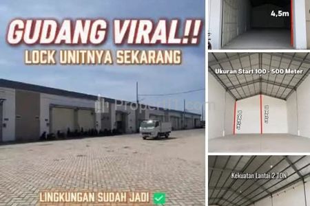Dijual Gudang Baru di Driyorejo Gresik, Barat Surabaya