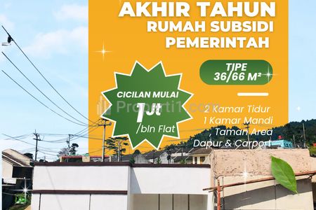 Dijual Rumah Subsidi Dekat Rancaekek dan Jatinangor, Bandung
