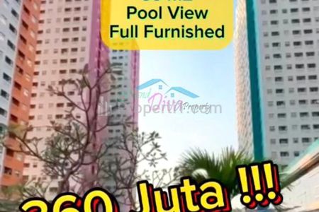 Jual Apartemen Green Pramuka di Cempaka Putih Jakarta Pusat Tipe 2 Kamar