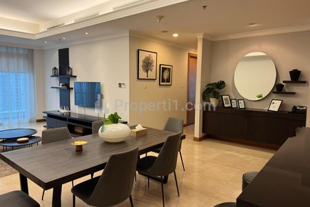 For Rent Apartemen Kempinski Residence Jakarta Pusat – 3 Bedroom Fully Furnished