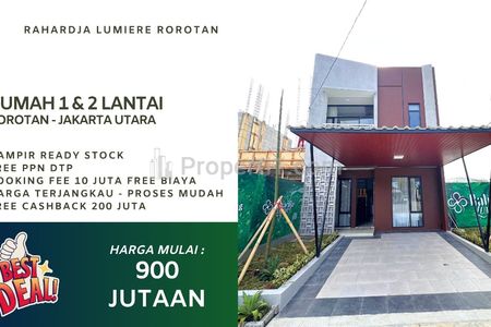 Dijual Perumahan Rahardja Lumiere Rorotan - Ready Stock PPN DTP