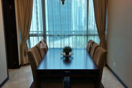 Jual Apartemen Bellagio Residence Mega Kuningan 3BR Furnished Dekat ke One Satrio LRT MRT Busway