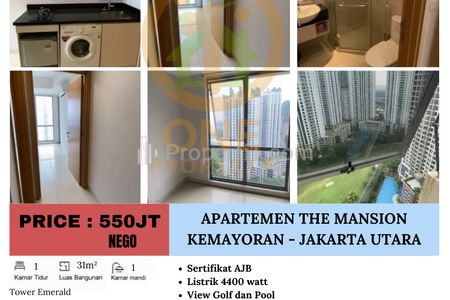 Jual Apartemen The Mansion Bougenville Kemayoran - Jakarta Utara