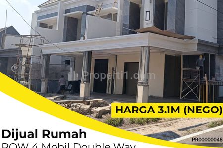 Dijual Rumah Baru Galaxy Bumi Permai Surabaya Timur – Desain American Classic Mewah