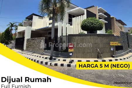 Dijual Rumah Full Furnish Darmo Permai Selatan Surabaya Barat – Hook Strategis dan Siap Huni