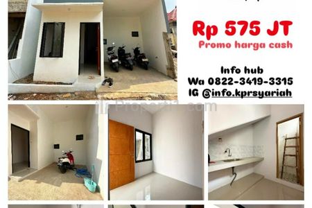 Dijual Rumah 500 Jutaan di Setu, Cipayung, Jakarta Timur - Dekat Mabes