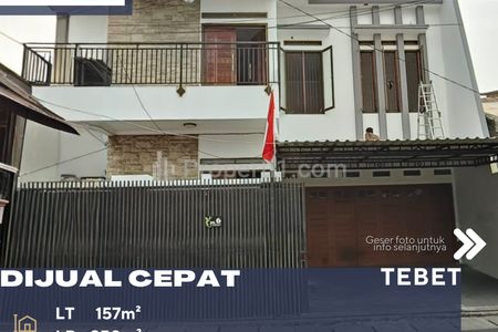 Dijual Rumah Bagus 2 Lantai di Manggarai Tebet Jakarta Selatan