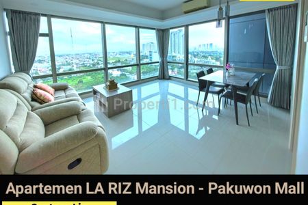 Jual Apartemen La Riz Mansion Surabaya Tipe 2+1 Bedroom Full Furnished - Lantai 2 - Unit Special Private Lift Akses - Best City View