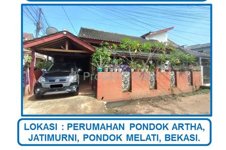 Jual Cepat Rumah 2 Lantai di Perumahan Pondok Artha, Jatimurni, Pondok Melati, Bekasi