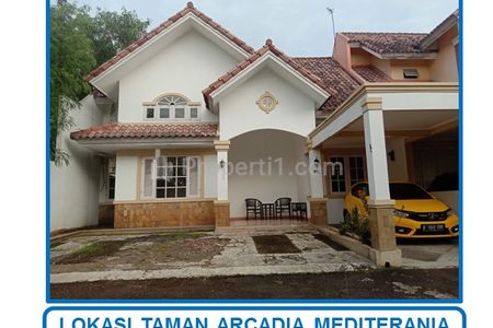 Jual Cepat Rumah Bagus Harga Spesial di Perumahan Eksklusif Taman Arcadia Mediterania, Tapos, Depok
