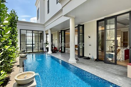 Jual Rumah Baru di Kebayoran Baru, Jakarta Selatan Dekat SCBD - 3+1 Kamar Tidur Ada Kolam Renang & Lift