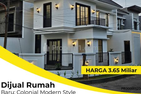 Dijual Rumah Rungkut Asri Surabaya – Colonial Modern Style, Siap Huni