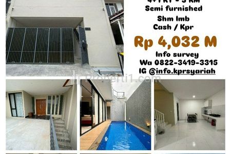 Dijual Rumah Baru 3 Lantai Bonus Mini Pool di Cipinang, Jakarta Timur