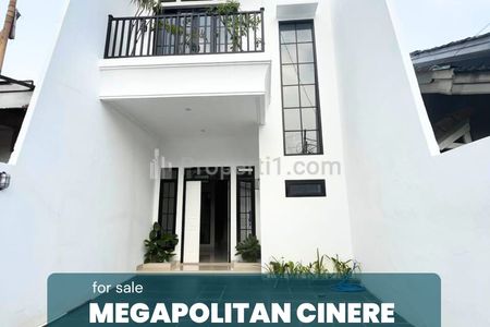 Dijual Rumah Baru 2 Lantai di Cinere — Desain Classic Modern, Lokasi Premium!