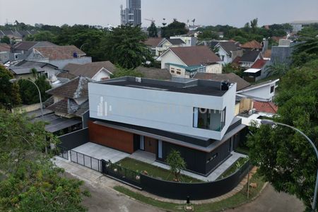 Jual Rumah Baru, Mewah, Fully Furnished, 2 Lantai, Posisi Hoek di Kencana Loka BSD City Tangerang Selatan