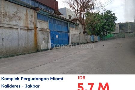 Dijual Lelang MURAH Gudang Miami, Kalideres, Jakarta Barat