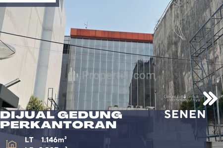 Dijual Murah Gedung Harga di Bawah NJOP di Senen Jakarta Pusat