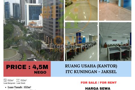 Disewakan ruang usaha di ITC Kuningan, Setiabudi - Jakarta Selatan
