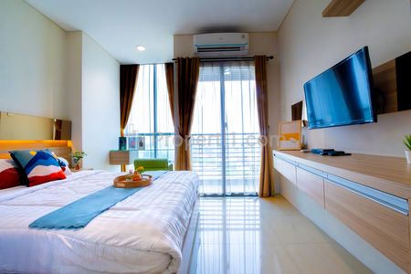 Disewakan Apartemen GP Plaza Studio Furnish - High-Tech : Hunian Masa Depan dengan City View - Lokasi Strategis Dekat Palmerah, Slipi, Senayan, Grogol