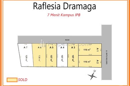 Dijual Kavling Kost 7 Menit IPB Dramaga Lokasi Strategis FREE BPHTB