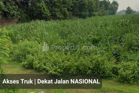Dijual Tanah Kavling di Jalan Al Hidayah Peterongan Jombang Jawa Timur, Dekat Jalan Nasional, Alun-alun Kota Jombang - Akses Truk - Cocok Buat Gudang