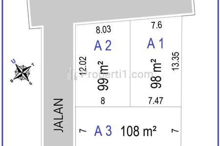Jual Tanah Kavling Strategis 600 Meter Jl. Raya Bojonggede Kemang (BOMANG) Bogor Free Biaya BPHTB