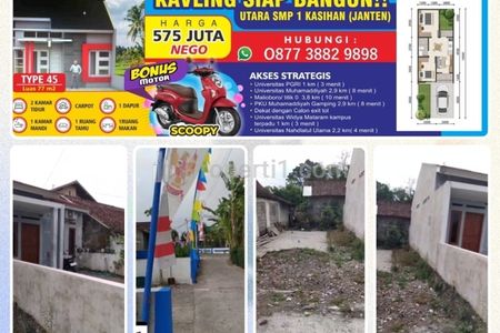 Dijual Kavling Siap Bangun Type 45/77 di Kasihan, Bantul, Yogyakarta - Lokasi Strategis Dekat Kampus, RS, Fasum