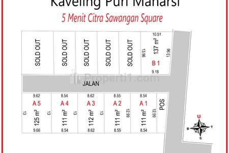 Jual Kavling 10 Menit STIKES Pelita Ilmu Depok Free Biaya BPHTB