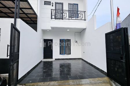 Jual Rumah Baru 2 Lantai di Ciracas Jakarta Timur Termurah SHM Dekat LRT Ciracas, Jalan Raya Bogor, Toll Bambu Apus