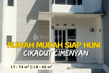 Dijual Rumah Murah Siap Huni di Cikadut Bandung Timur