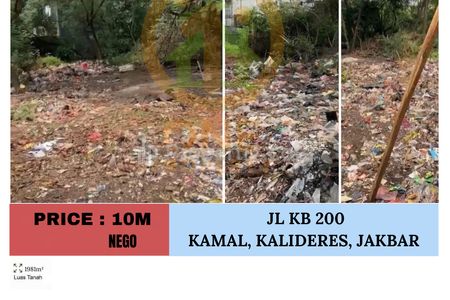 Dijual Tanah Jl KB 200, Kamal, Kalideres - Jakarta Barat