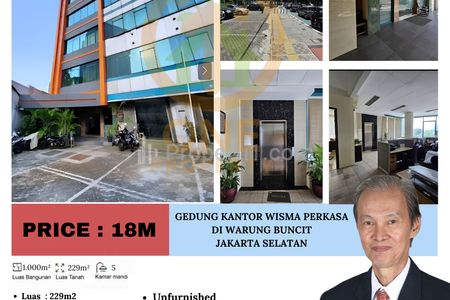 Dijual Gedung Wisma Perkasa di Warung Buncit - Jakarta Selatan