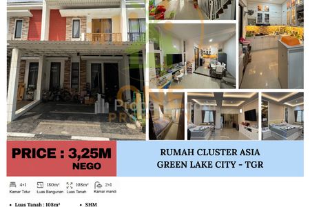 Dijual Cepat Rumah di Green Lake City, Gondrong - Tangerang
