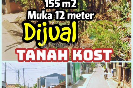 Dijual Tanah Kost 155m2 dekat Kampus UMS Solo